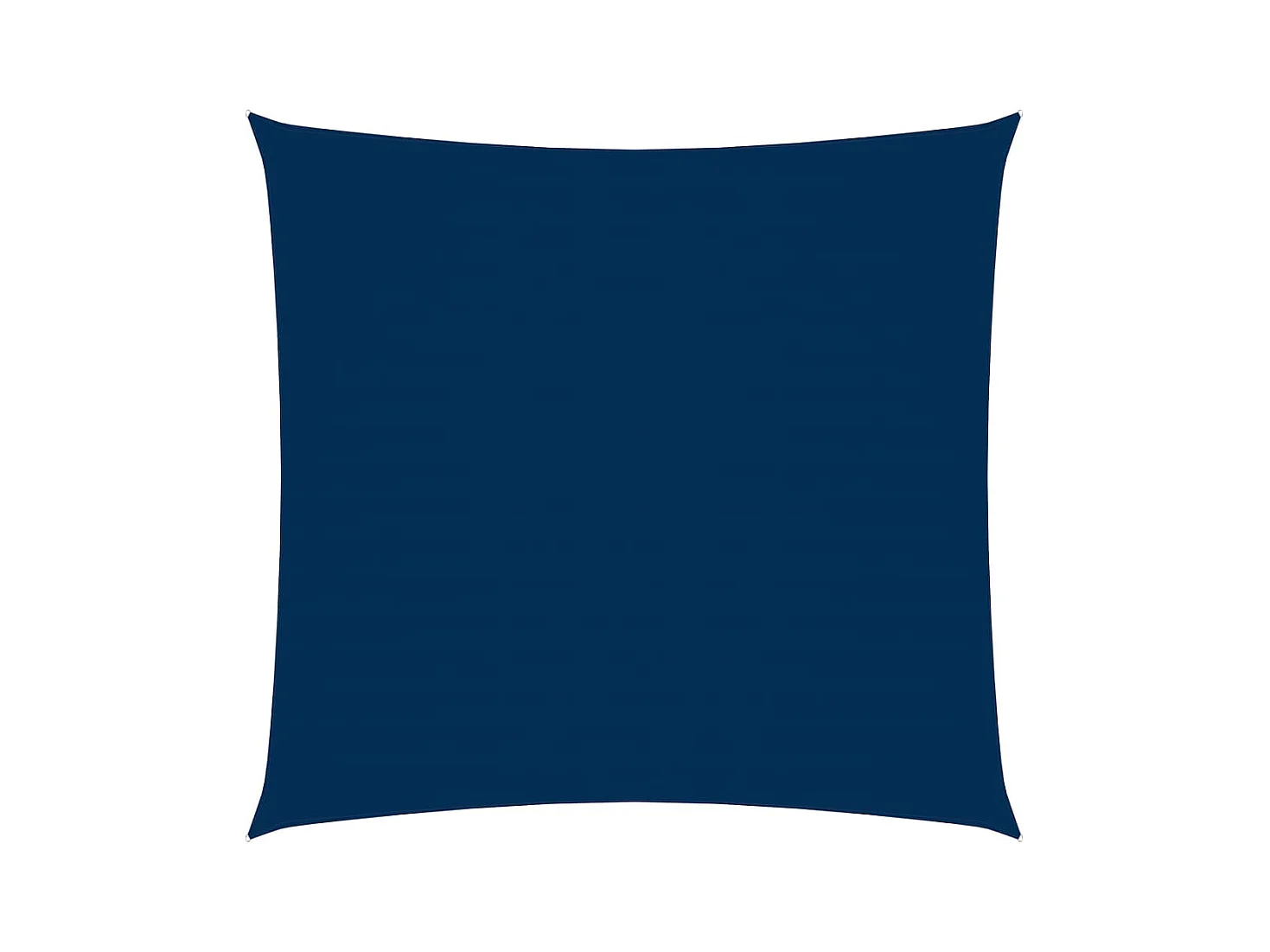 Voile de parasol Tissu Oxford carré 4x4 m Bleu