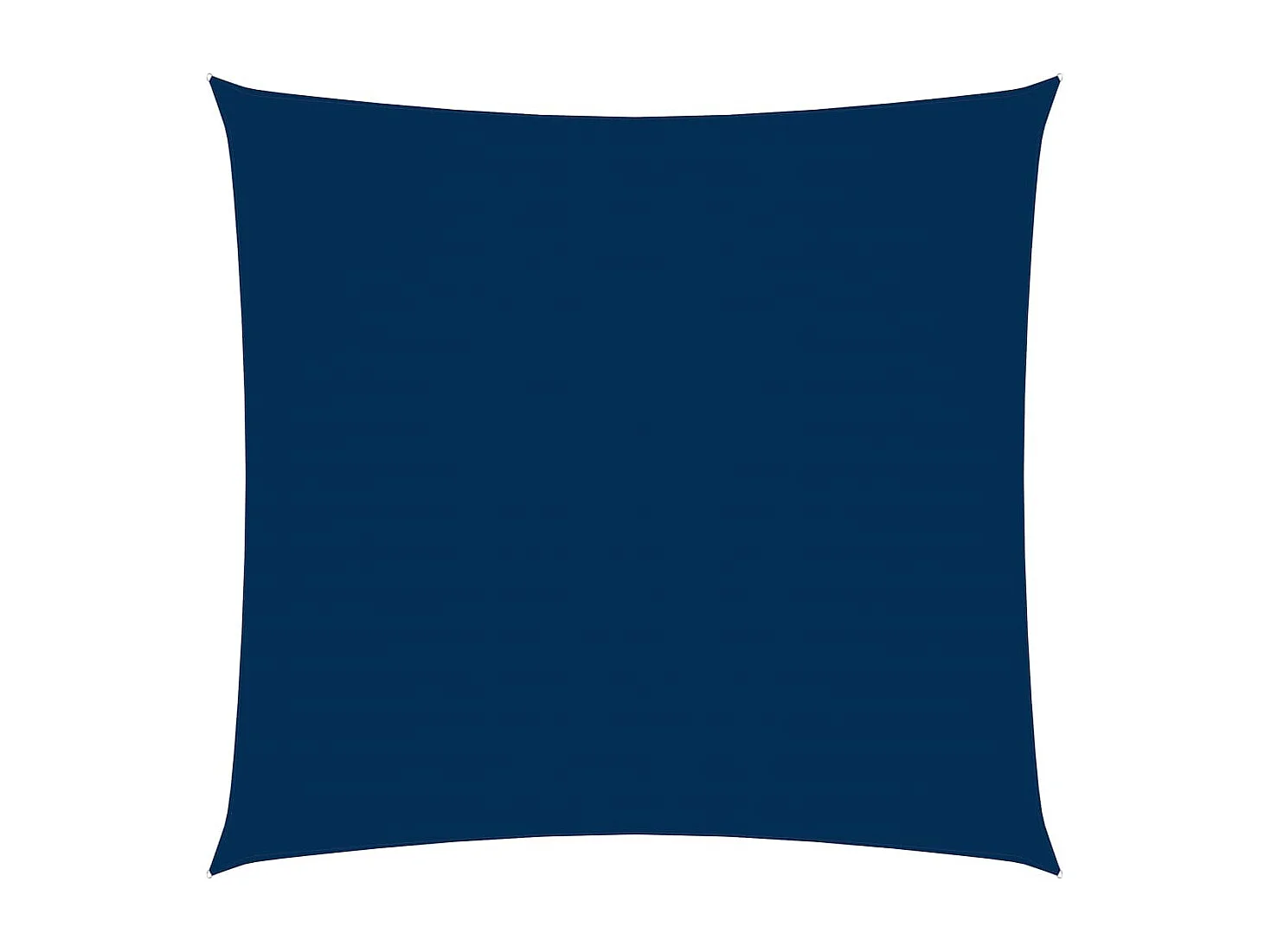 Voile de parasol Tissu Oxford carré 4x4 m Bleu