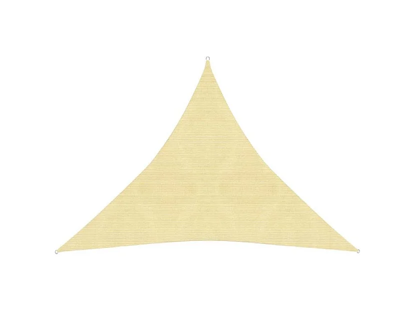 Voile d'ombrage 160 g-m² Marron 4,5x4,5x4,5 m PEHD