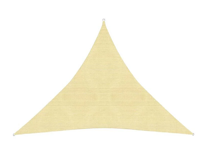 Voile d'ombrage 160 g-m² Marron 4,5x4,5x4,5 m PEHD