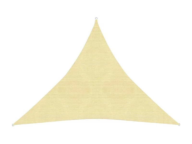 Voile d'ombrage 160 g-m² Marron 4,5x4,5x4,5 m PEHD