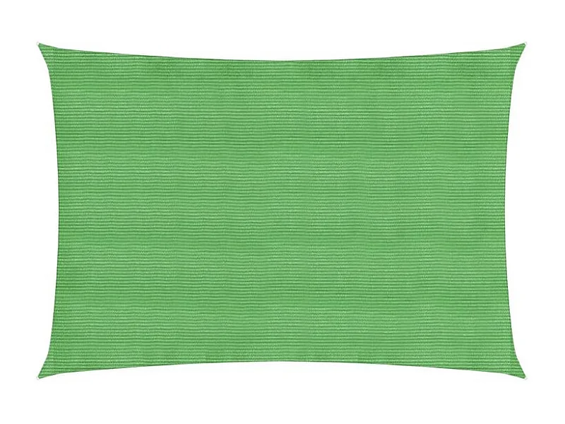 Voile d'ombrage 160 g-m² rectangulaire vert clair 2x3,5 m PEHD