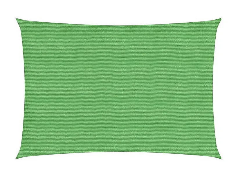 Voile d'ombrage 160 g-m² rectangulaire vert clair 2x3,5 m PEHD