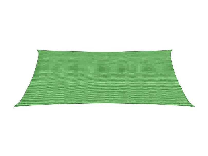 Voile d'ombrage 160 g-m² rectangulaire vert clair 2x3,5 m PEHD
