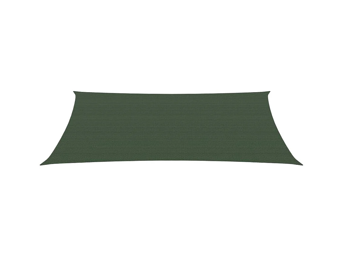 Voile d'ombrage 160 g-m² Vert foncé 2,5x5 m PEHD