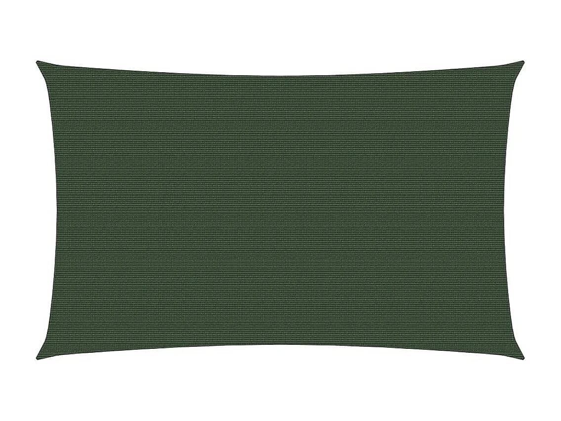 Voile d'ombrage 160 g-m² Vert foncé 2,5x5 m PEHD