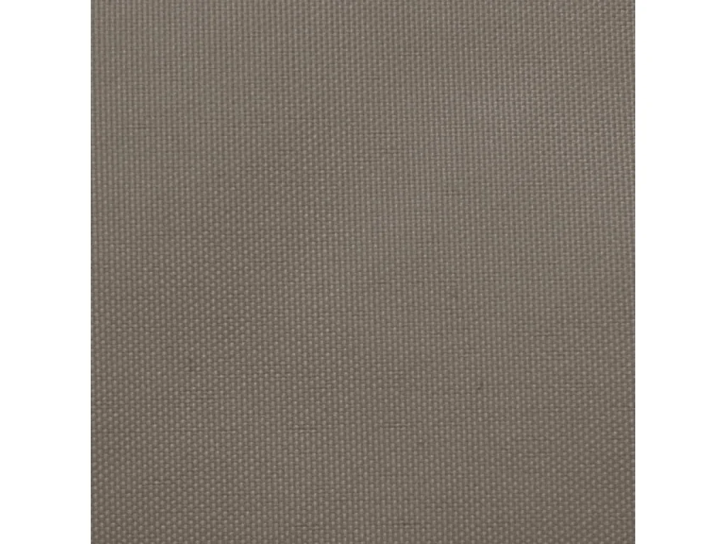 Voile de parasol Tissu Oxford triangulaire 3x4x5 m Taupe
