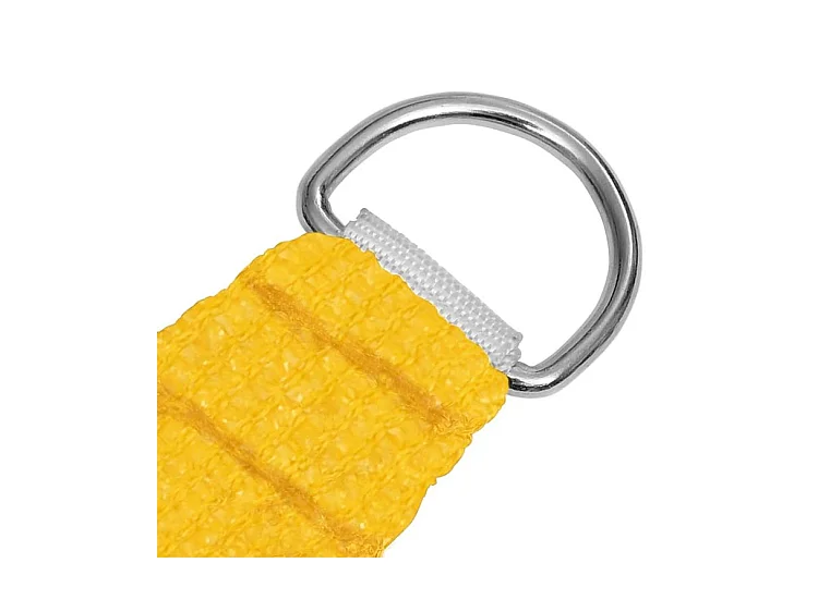 Voile d'ombrage 160 g-m² rectangulaire jaune 4x5 m PEHD