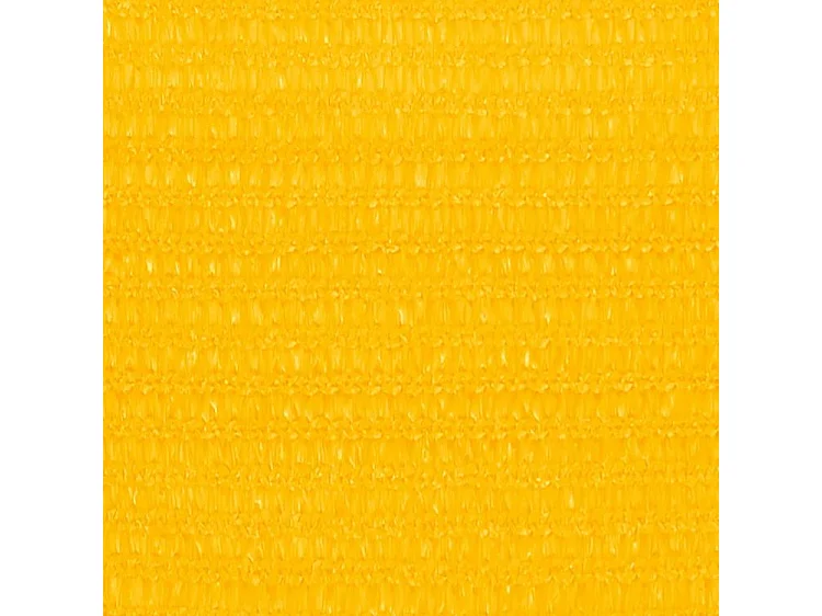 Voile d'ombrage 160 g-m² rectangulaire jaune 4x5 m PEHD