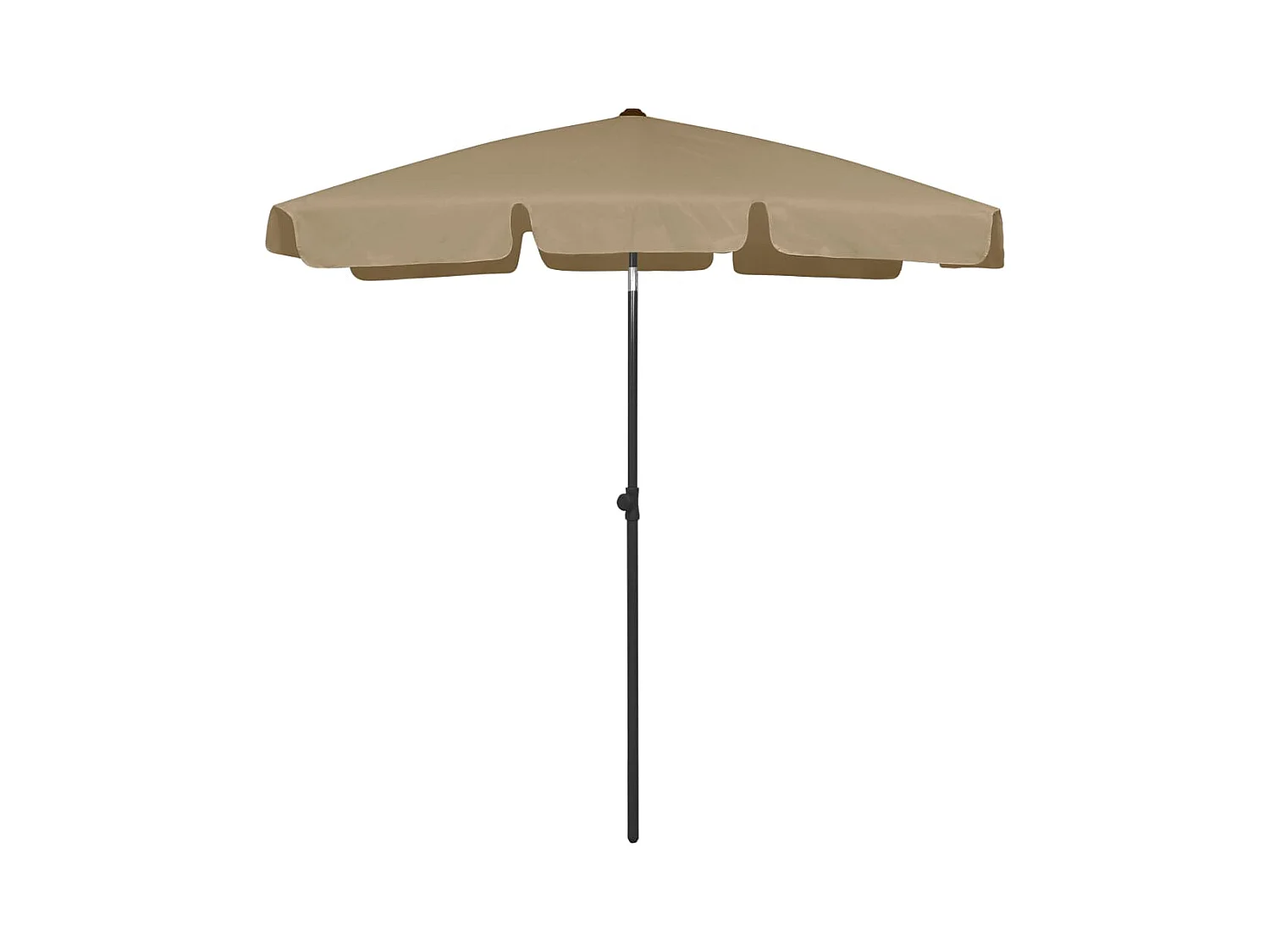 Parasol de plage Taupe 180x120
