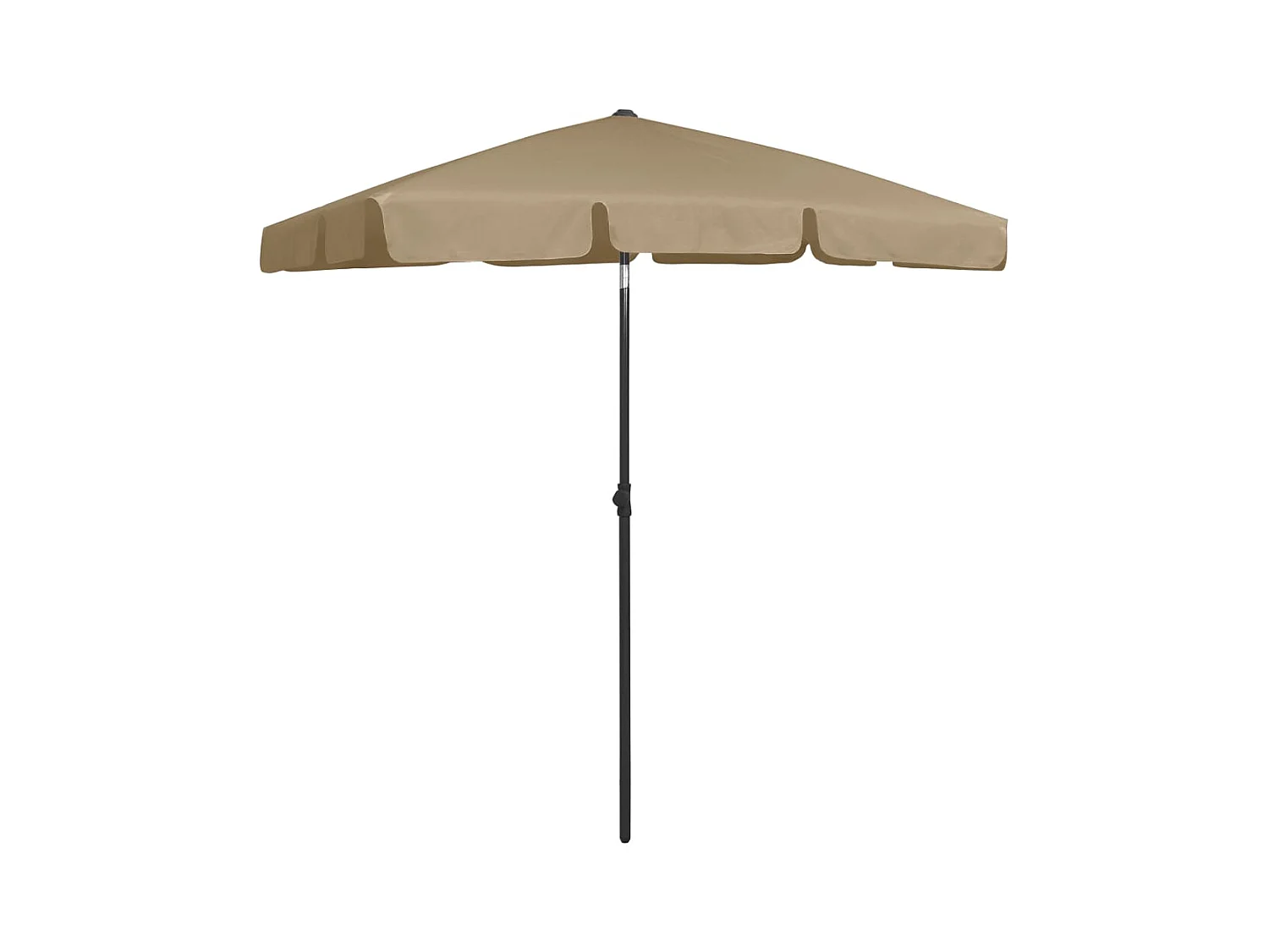 Parasol de plage Taupe 180x120