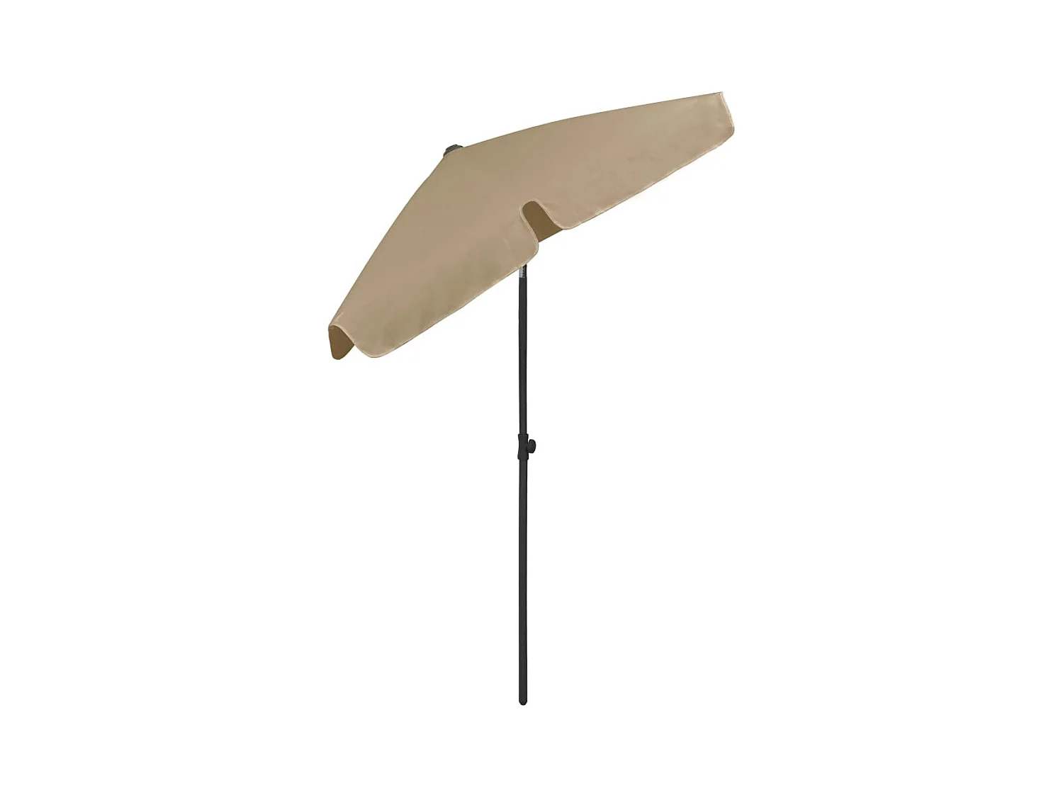 Parasol de plage Taupe 180x120