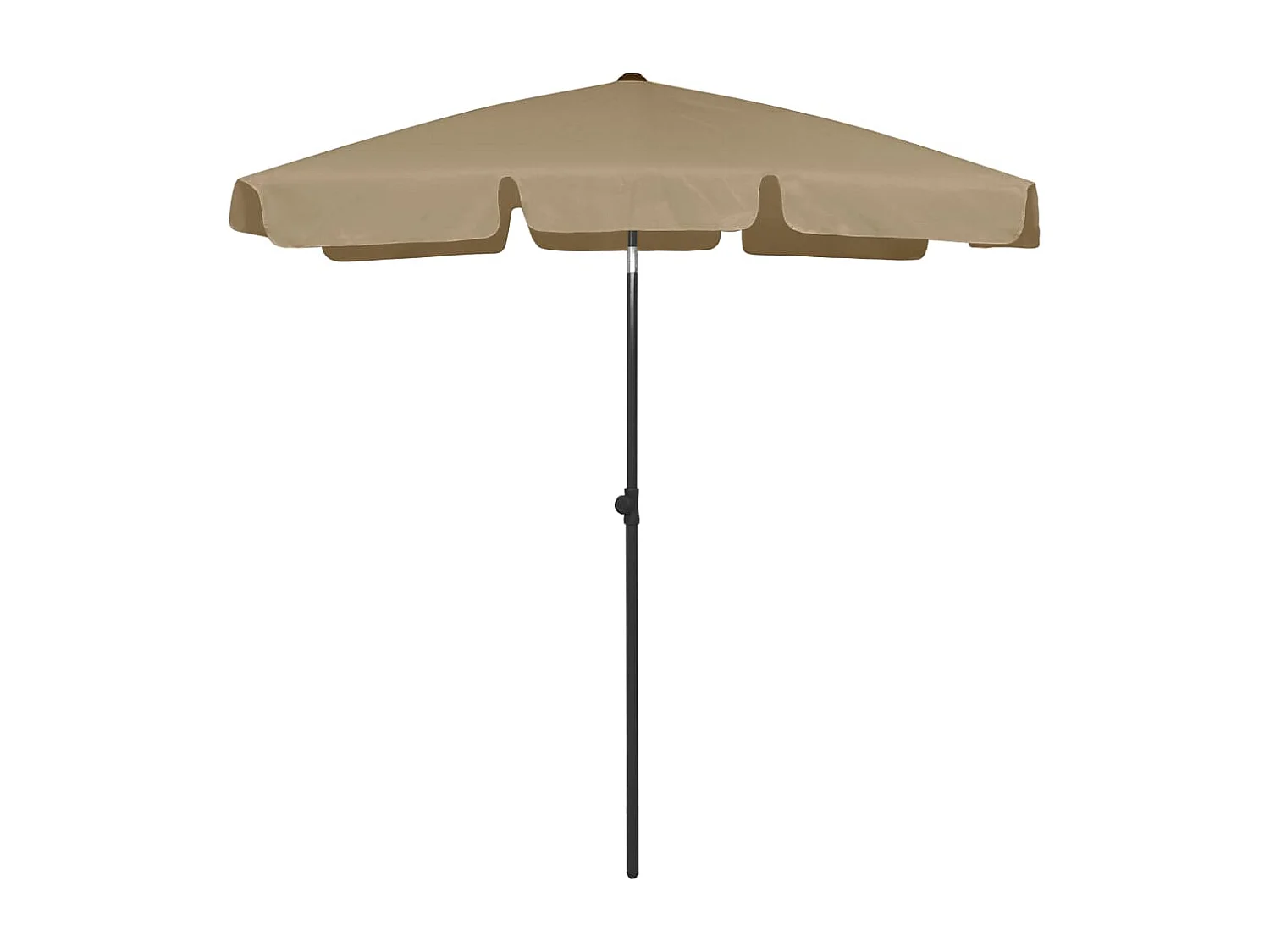 Parasol de plage Taupe 180x120