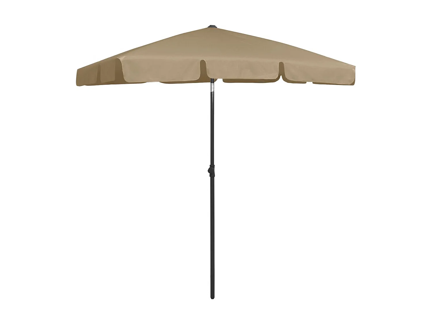 Parasol de plage Taupe 180x120