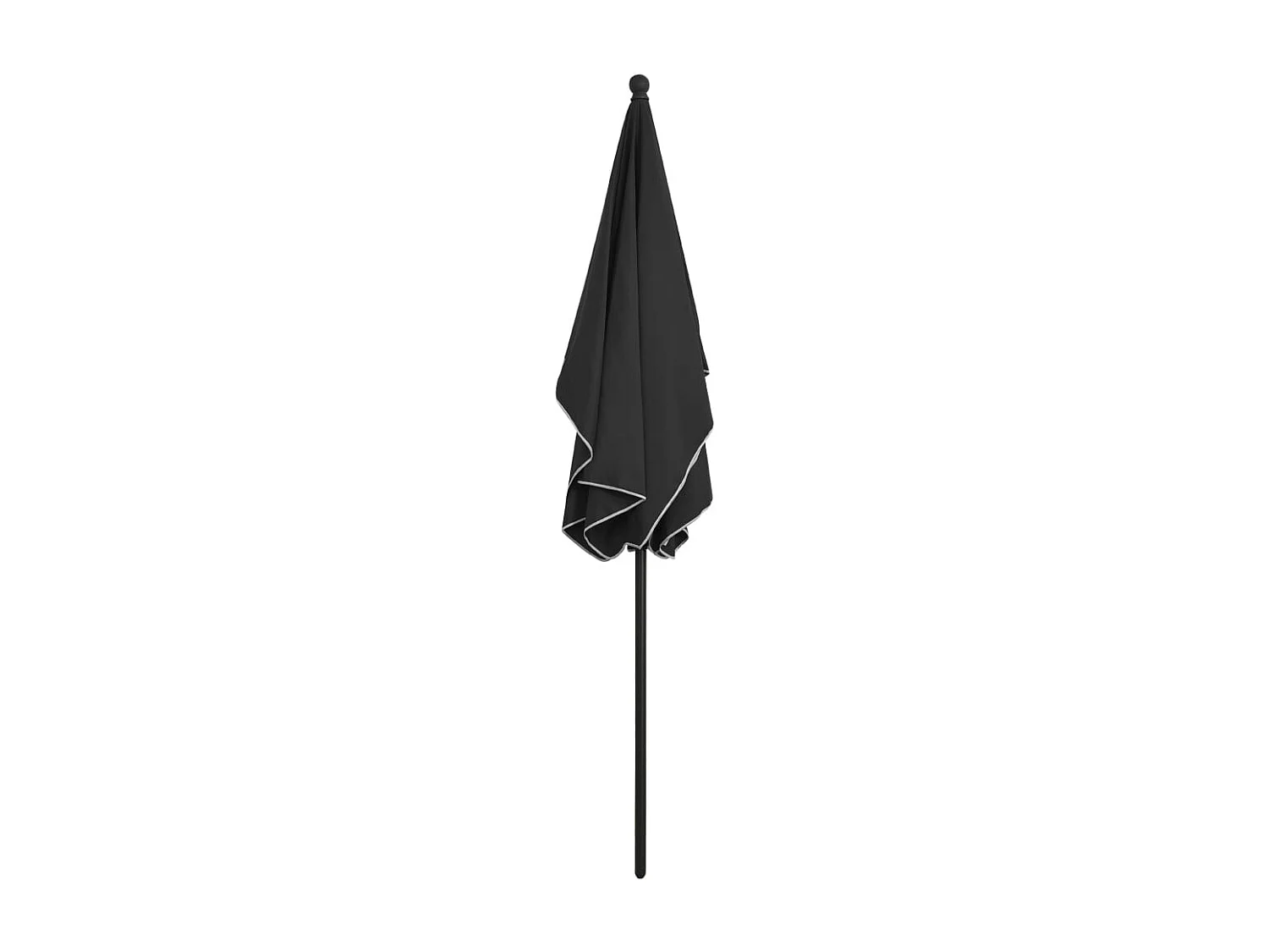Parasol de jardin avec mât 210x140 Anthracite