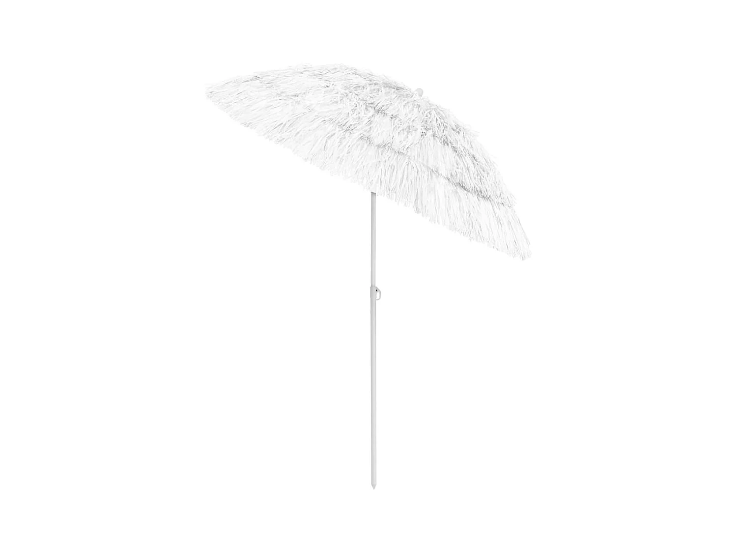 Parasol de plage Blanc 180cm