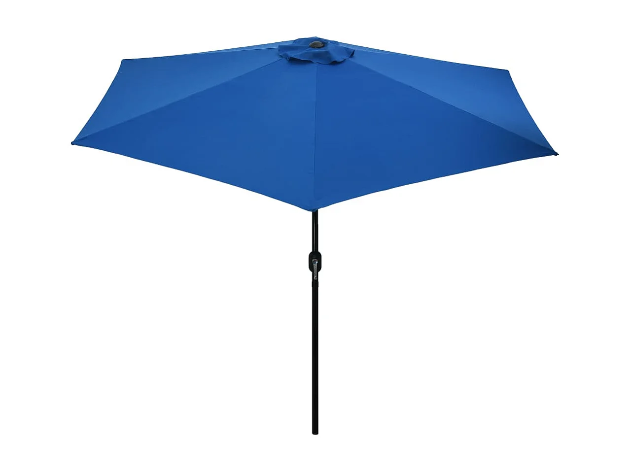 Parasol d'extérieur avec poteau en métal 300cm Azuré