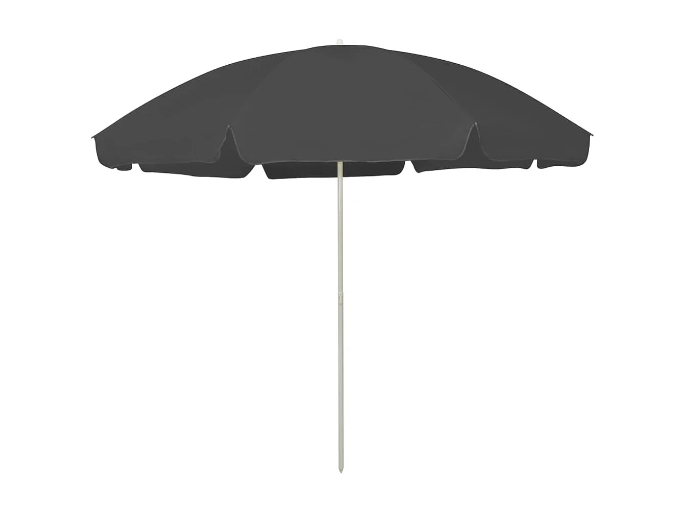 Parasol de plage Anthracite 300cm
