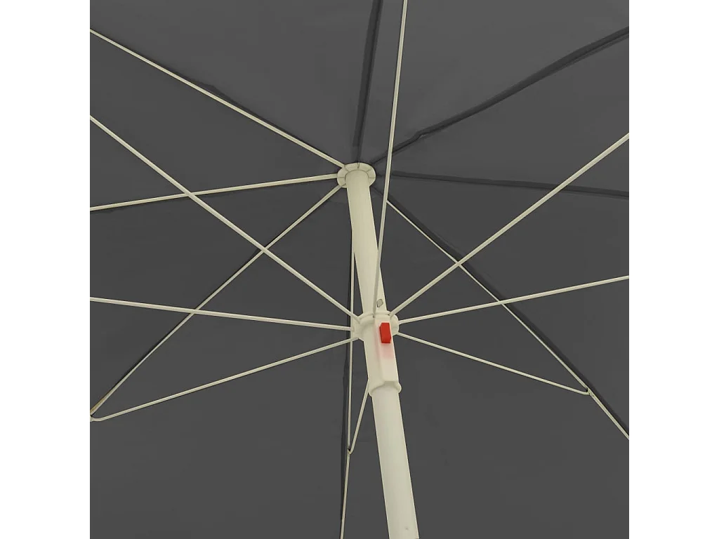 Parasol de plage Anthracite 300cm