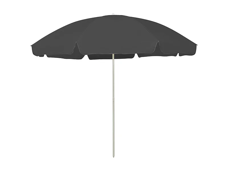 Parasol de plage Anthracite 300cm