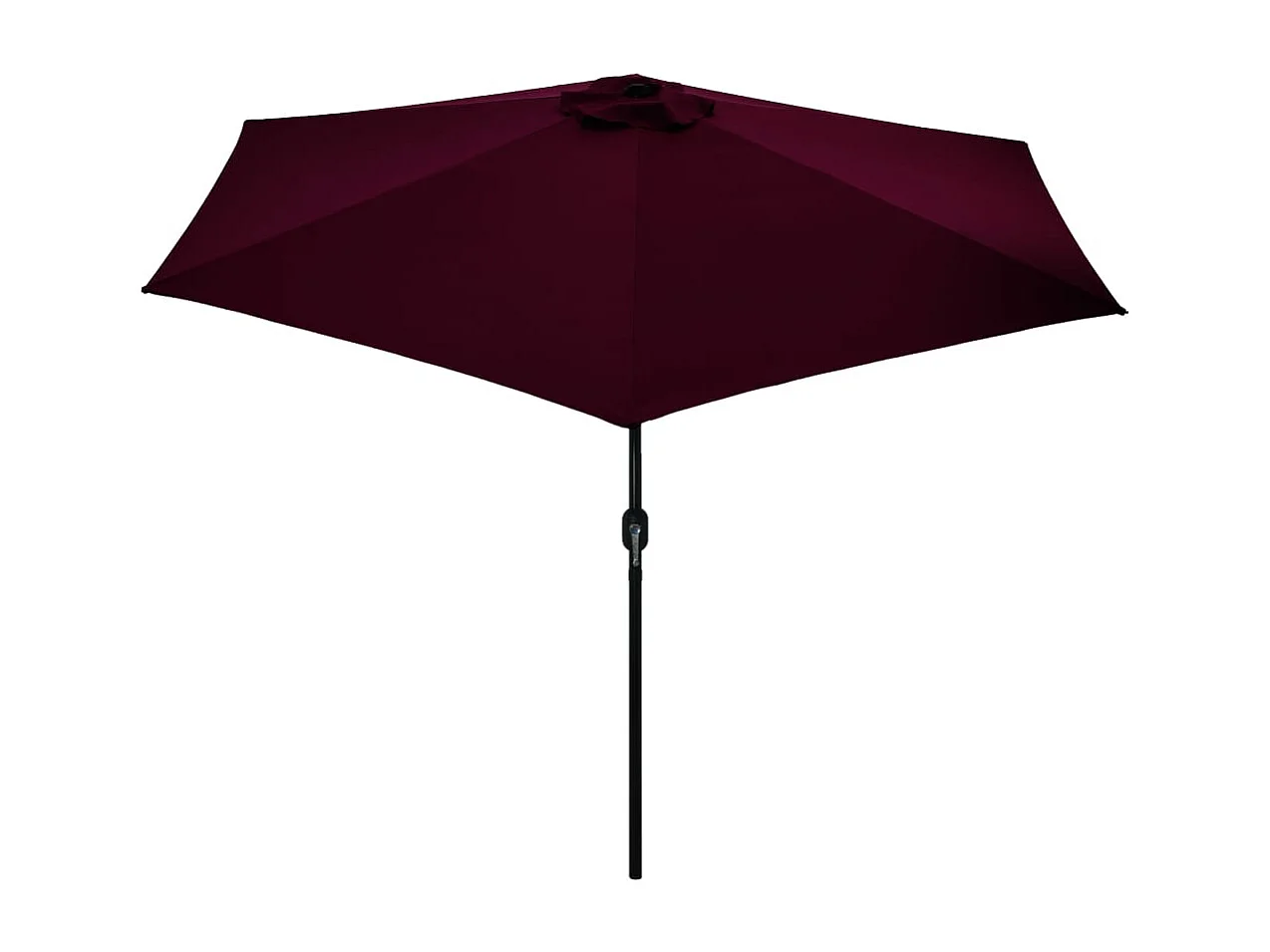 Parasol d'extérieur avec mât métallique Bordeaux 300cm