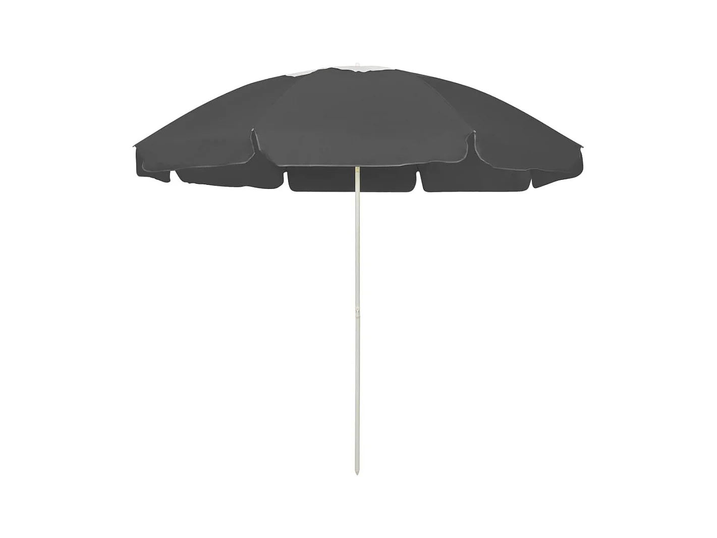 Parasol de plage Anthracite 240cm 2