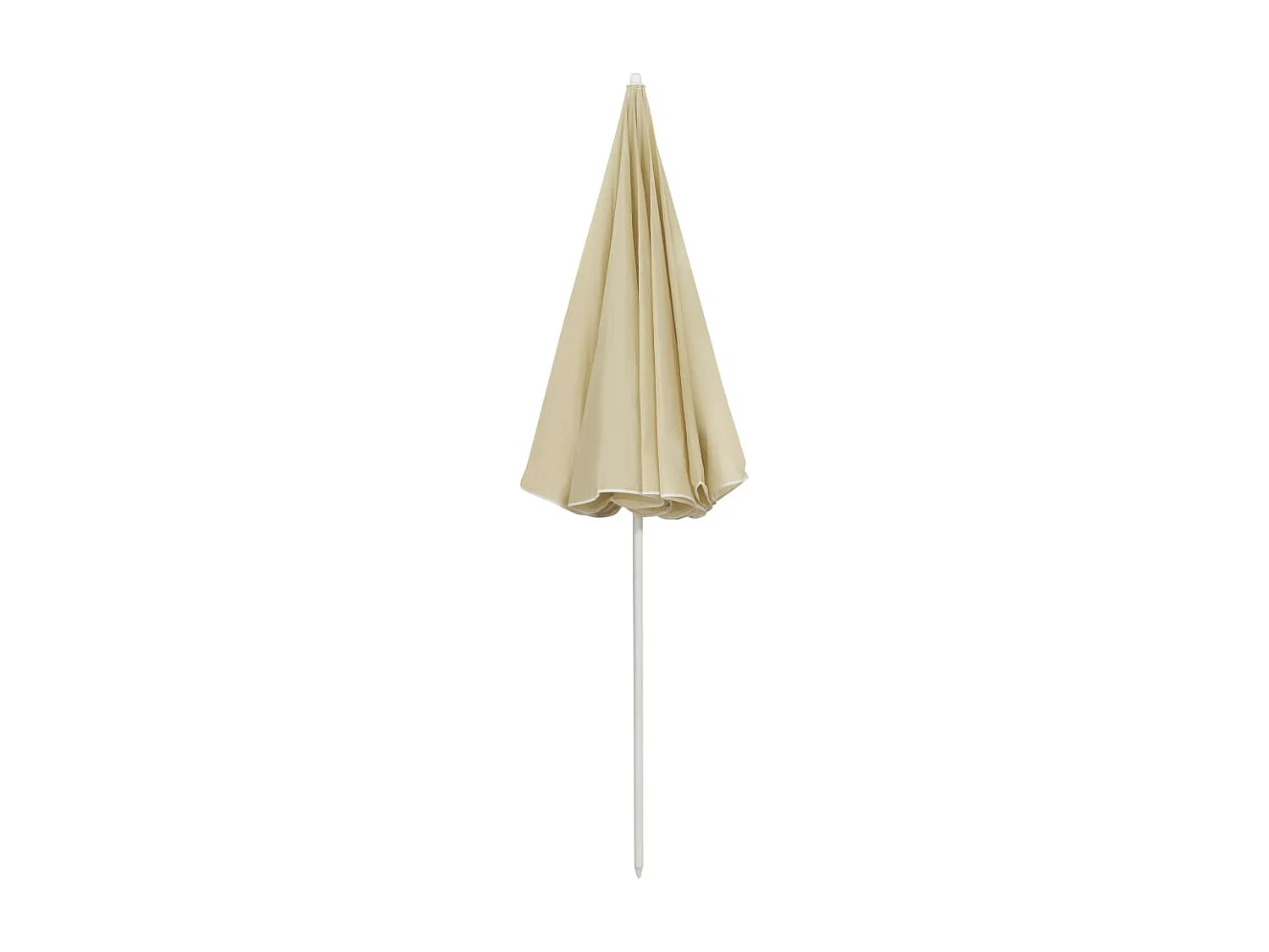 Parasol de plage Jaune sable 240cm 2