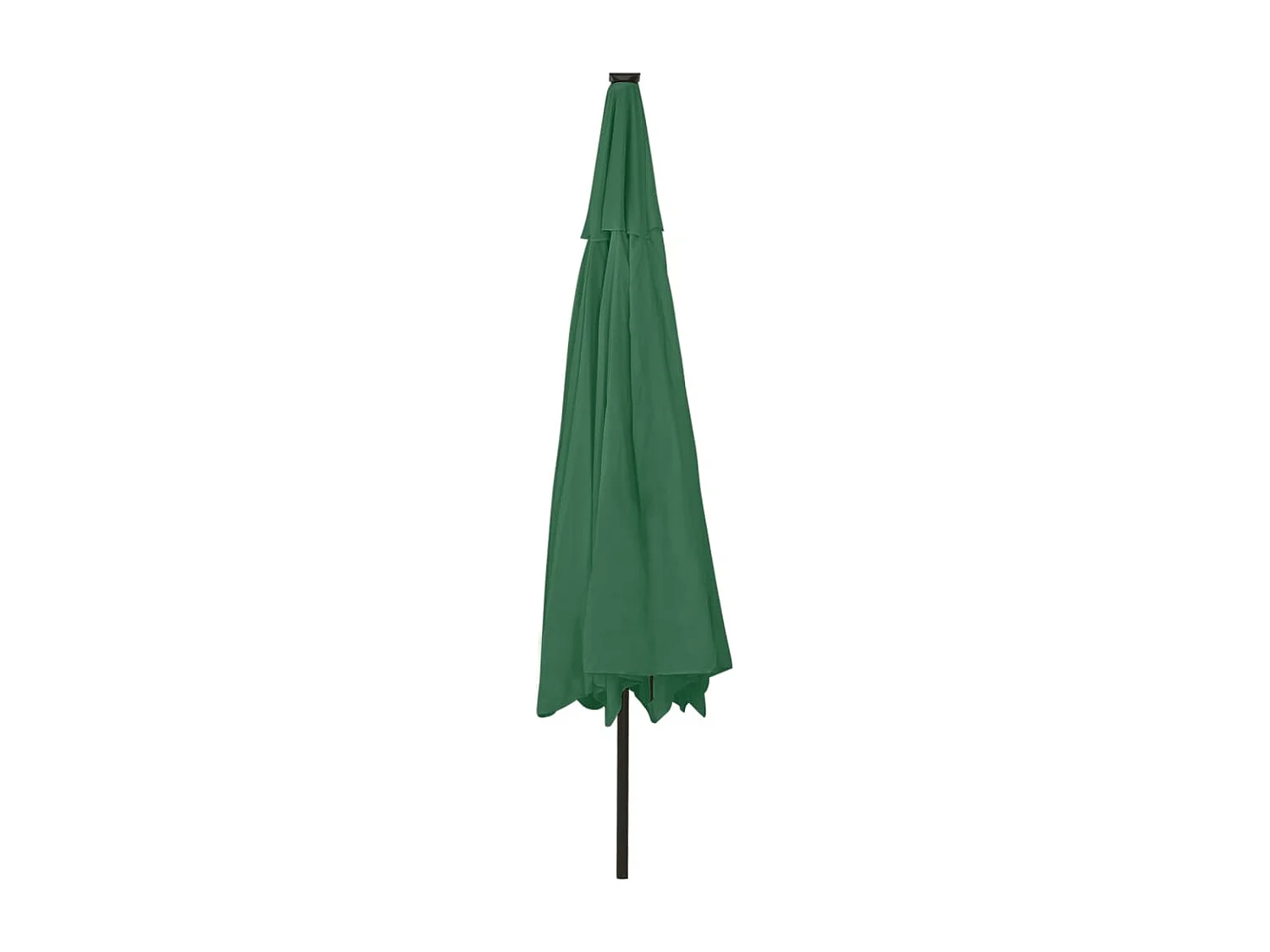 Parasol d'extérieur avec LED et mât en métal 400cm Vert