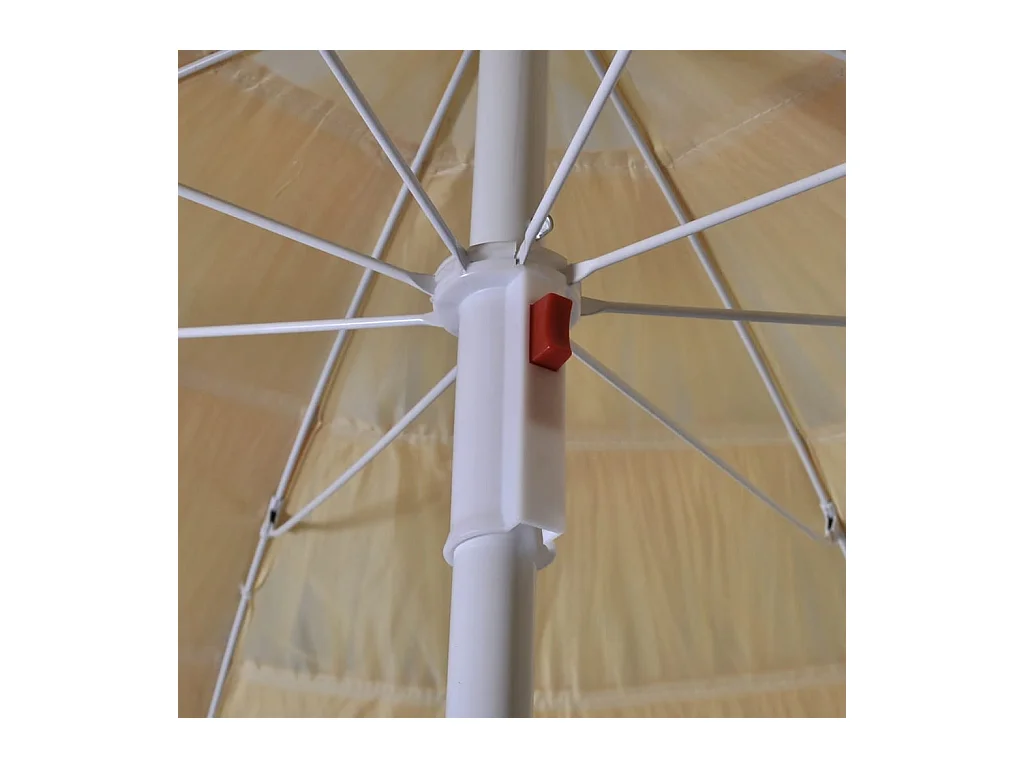 Parasol de plage inclinable style Hawaii
