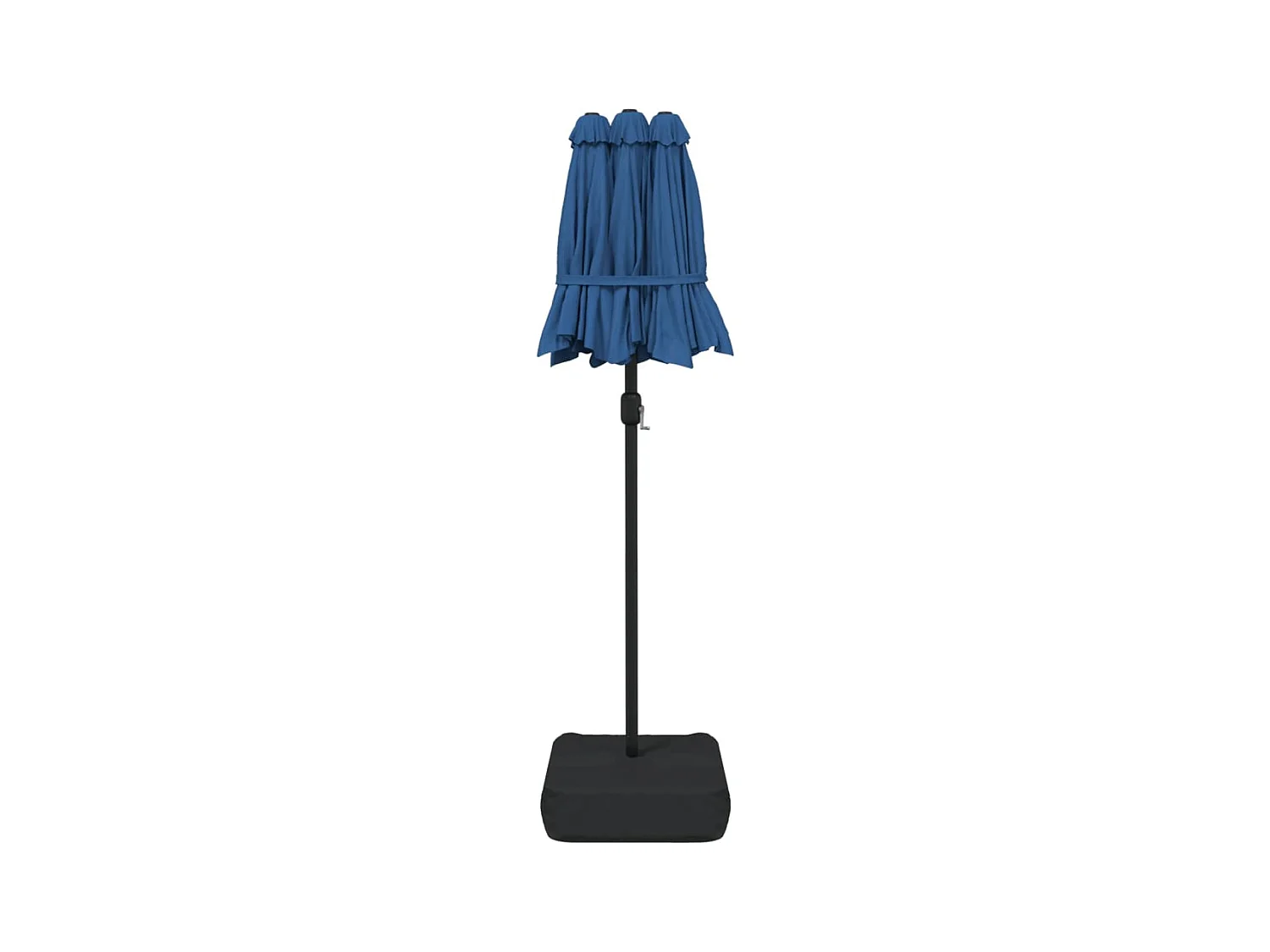 Parasol à double tête avec LED bleu azuré 316x240