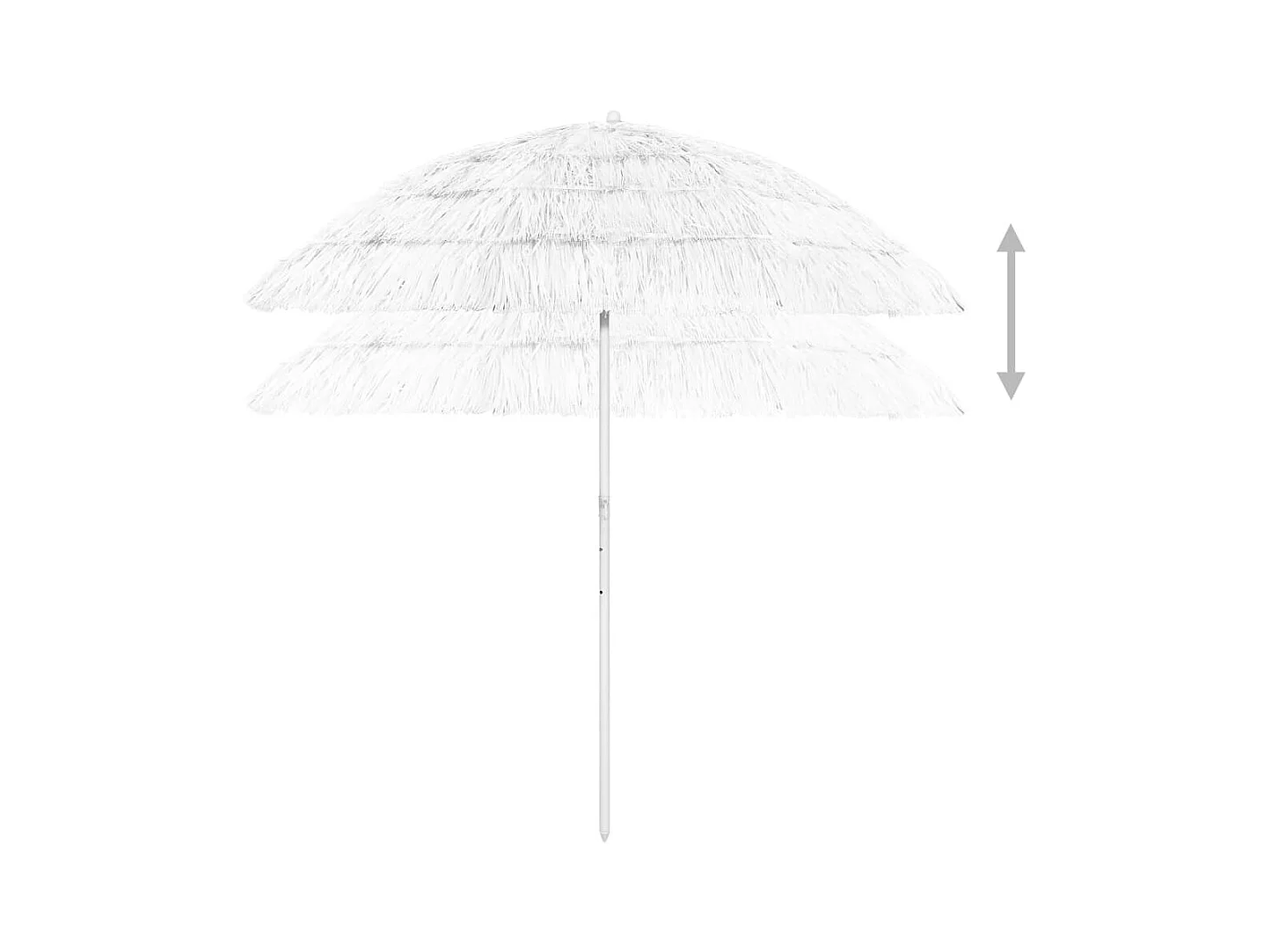 Parasol de plage Blanc 240cm