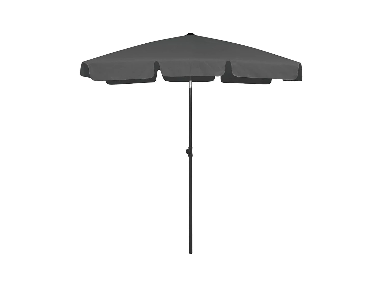 Parasol de plage Anthracite 180x120