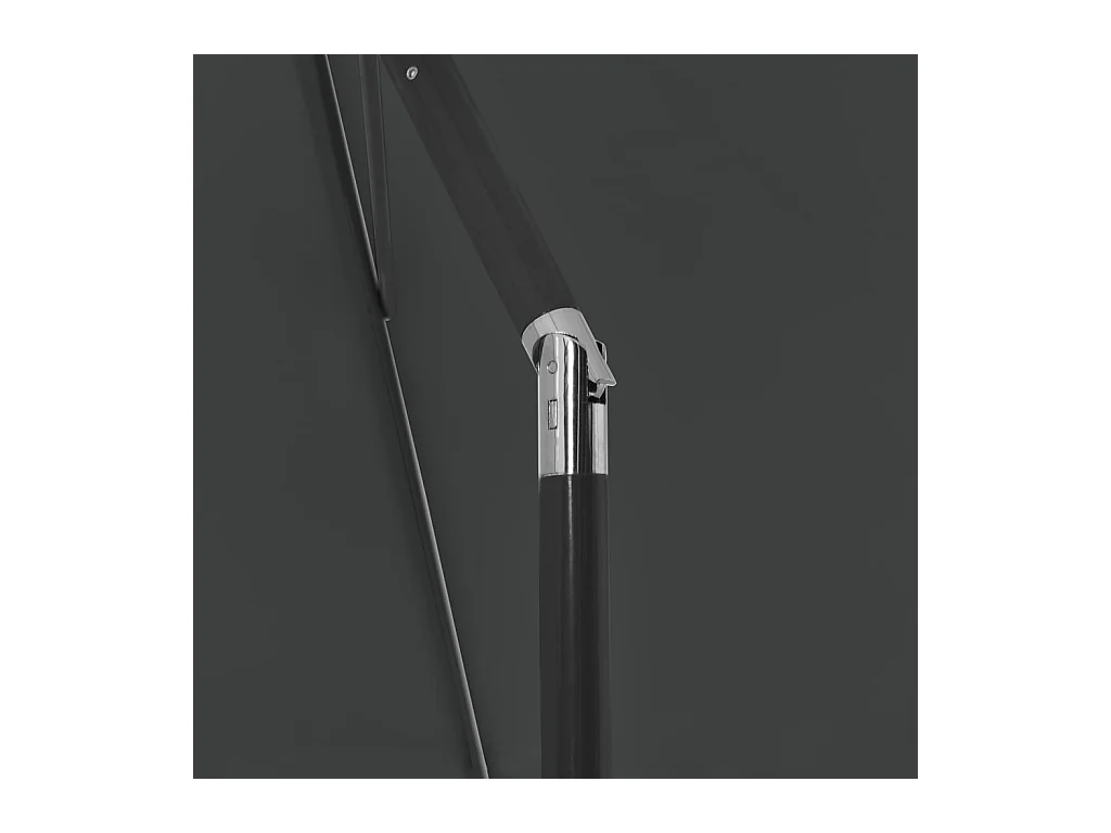 Parasol de plage Anthracite 180x120