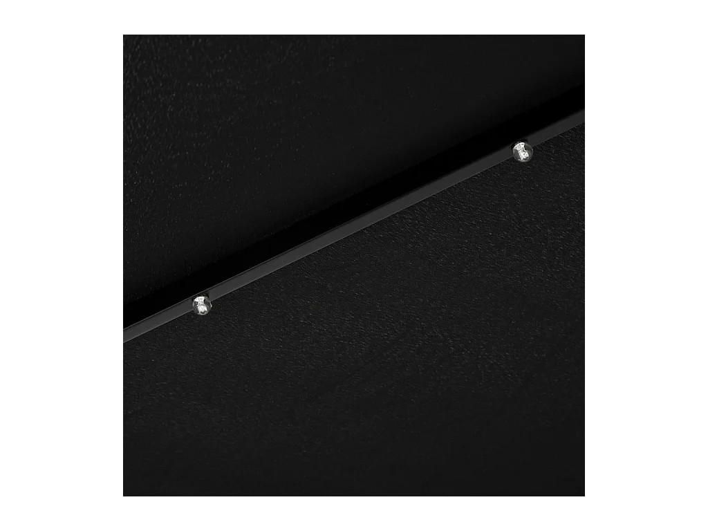Parasol d'extérieur avec LED et mât en acier 300cm Noir
