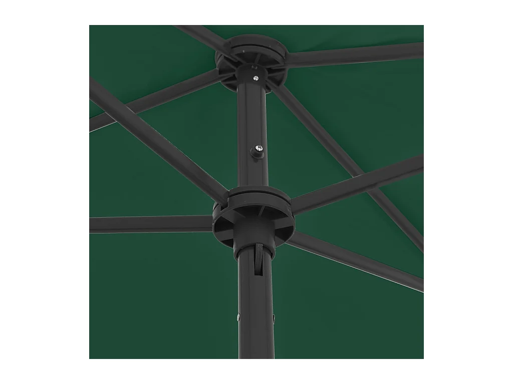 Parasol de plage Vert 180x120