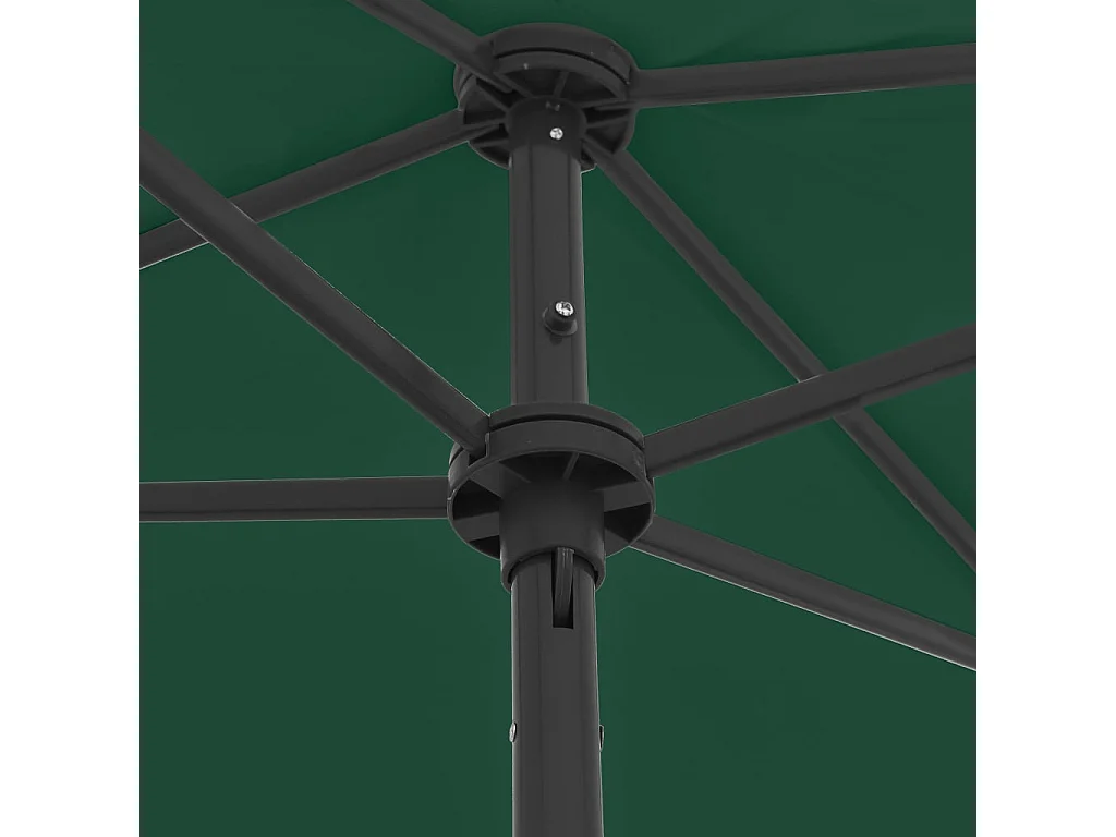 Parasol de plage Vert 180x120