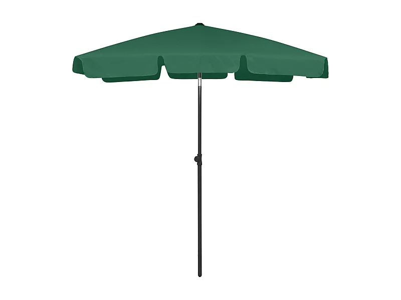 Parasol de plage Vert 180x120