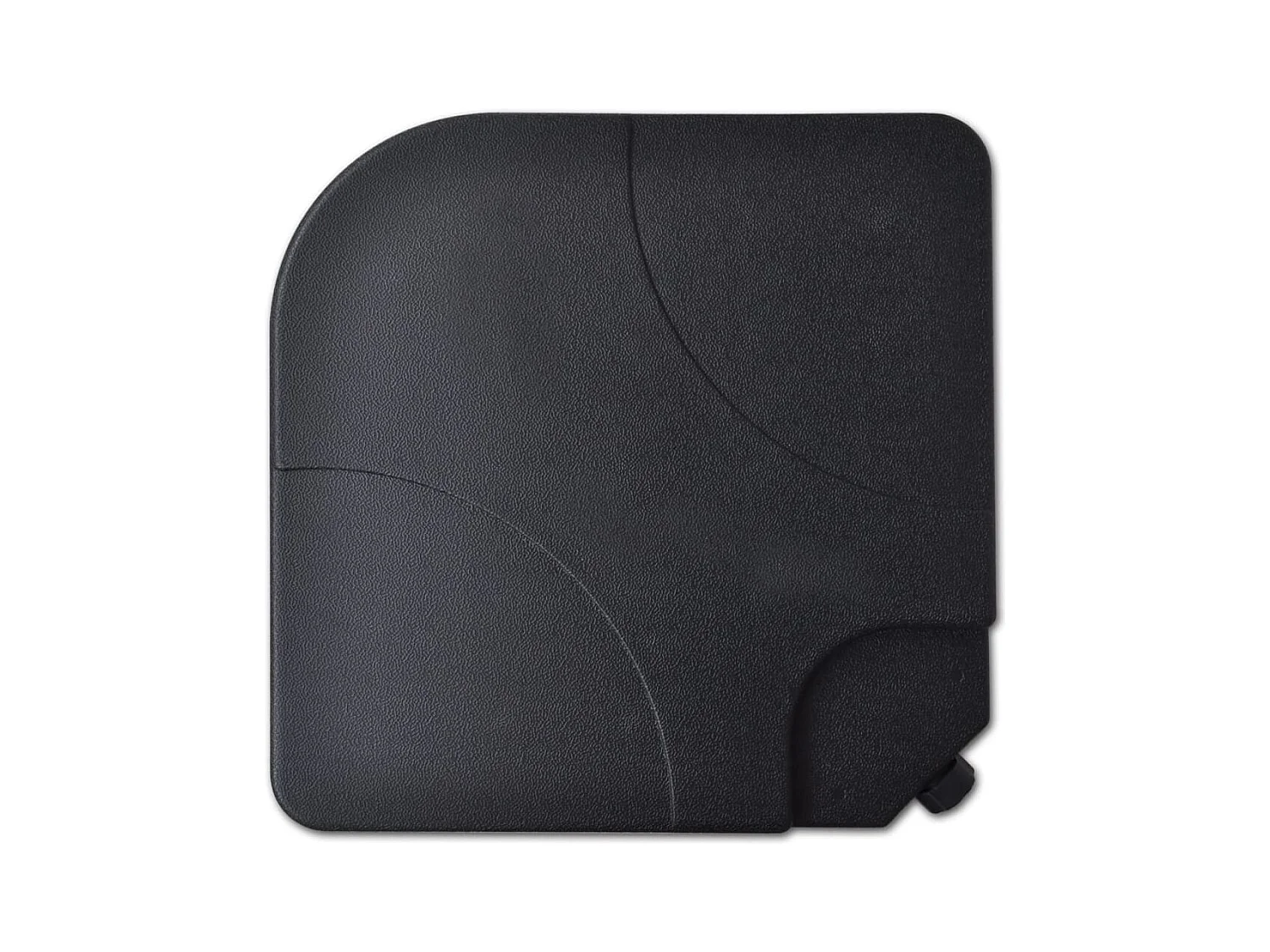 Parasol vert en aluminium avec base mobile