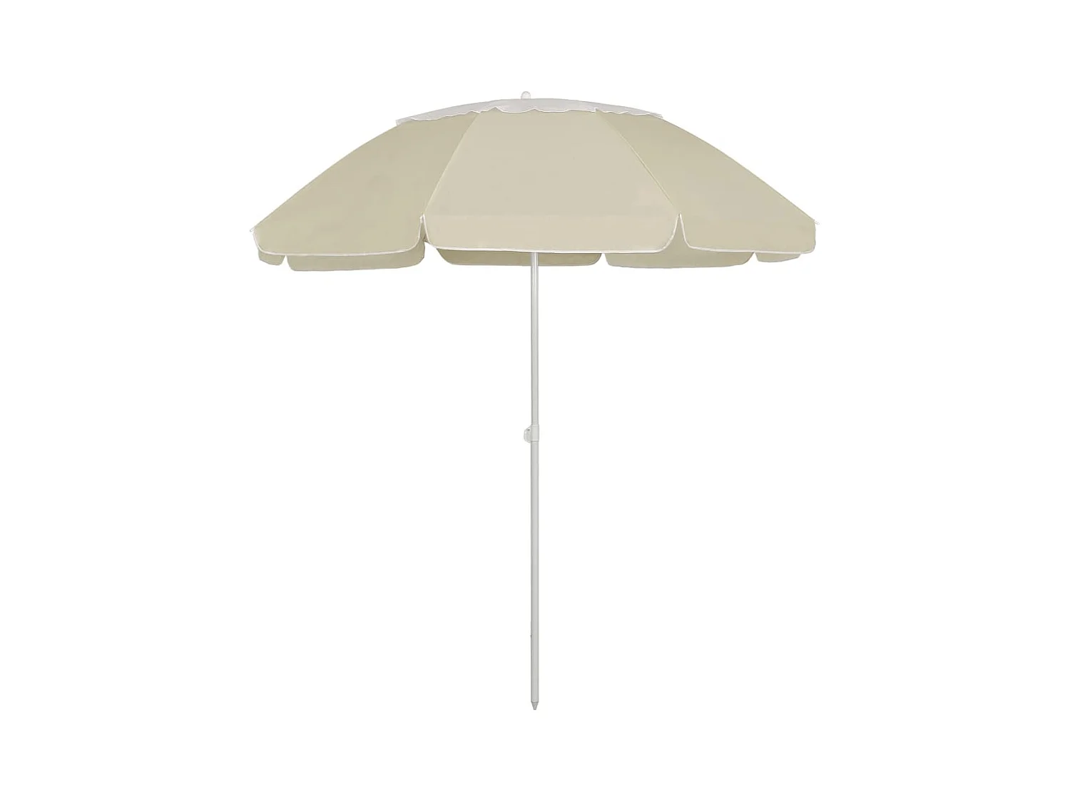 Parasol de plage Jaune sable 300cm 2