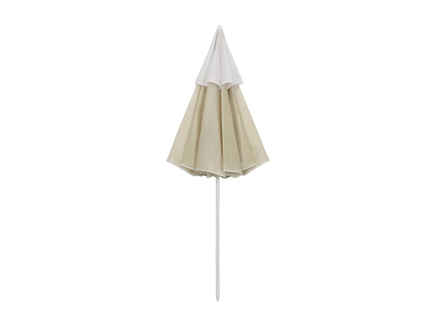 Parasol de plage Jaune sable 300cm 2