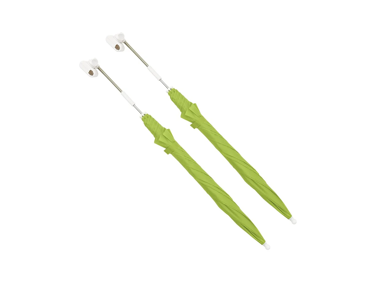 Parasols de chaise de camping 2 pcs Vert 105cm