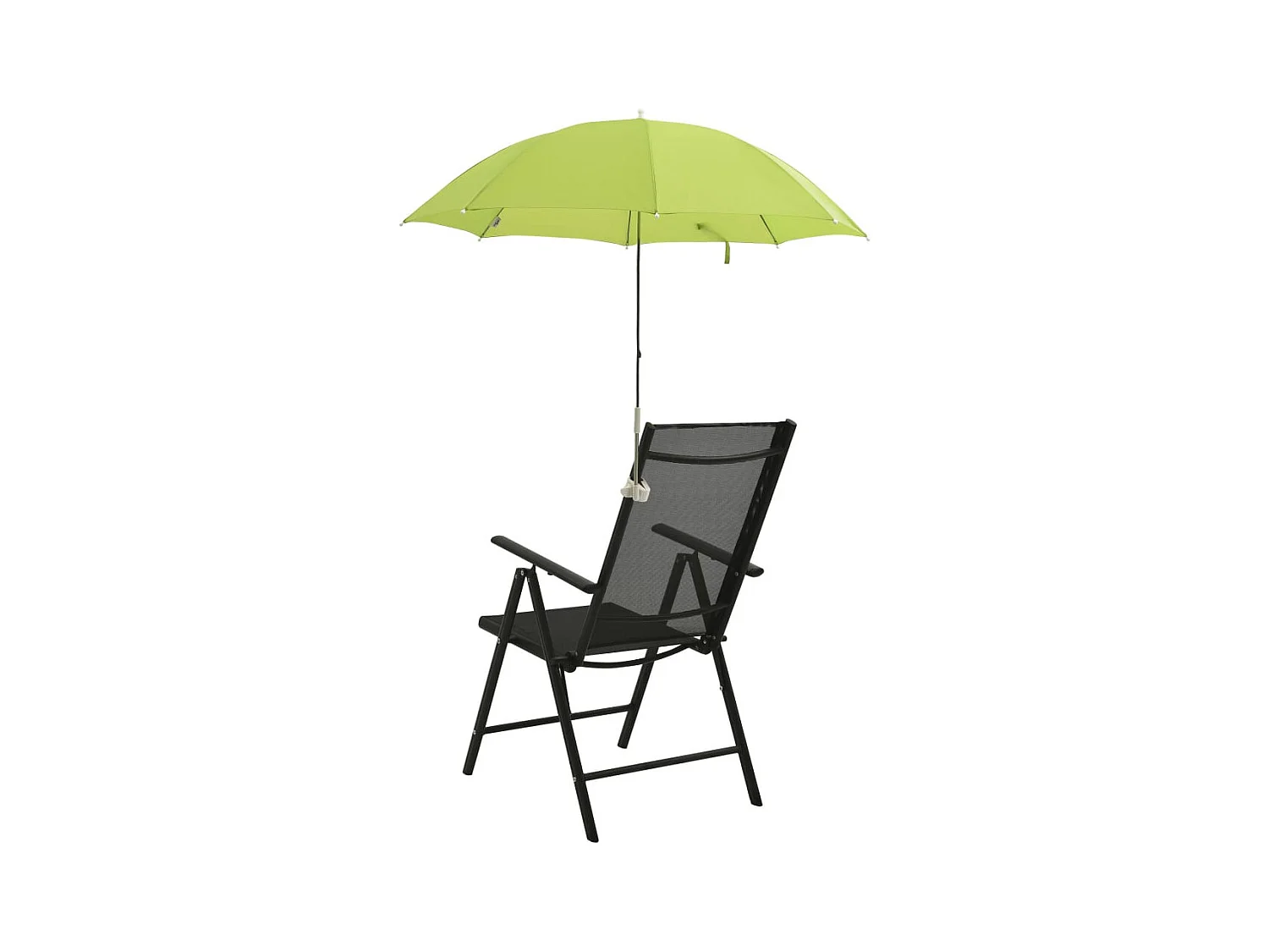 Parasols de chaise de camping 2 pcs Vert 105cm