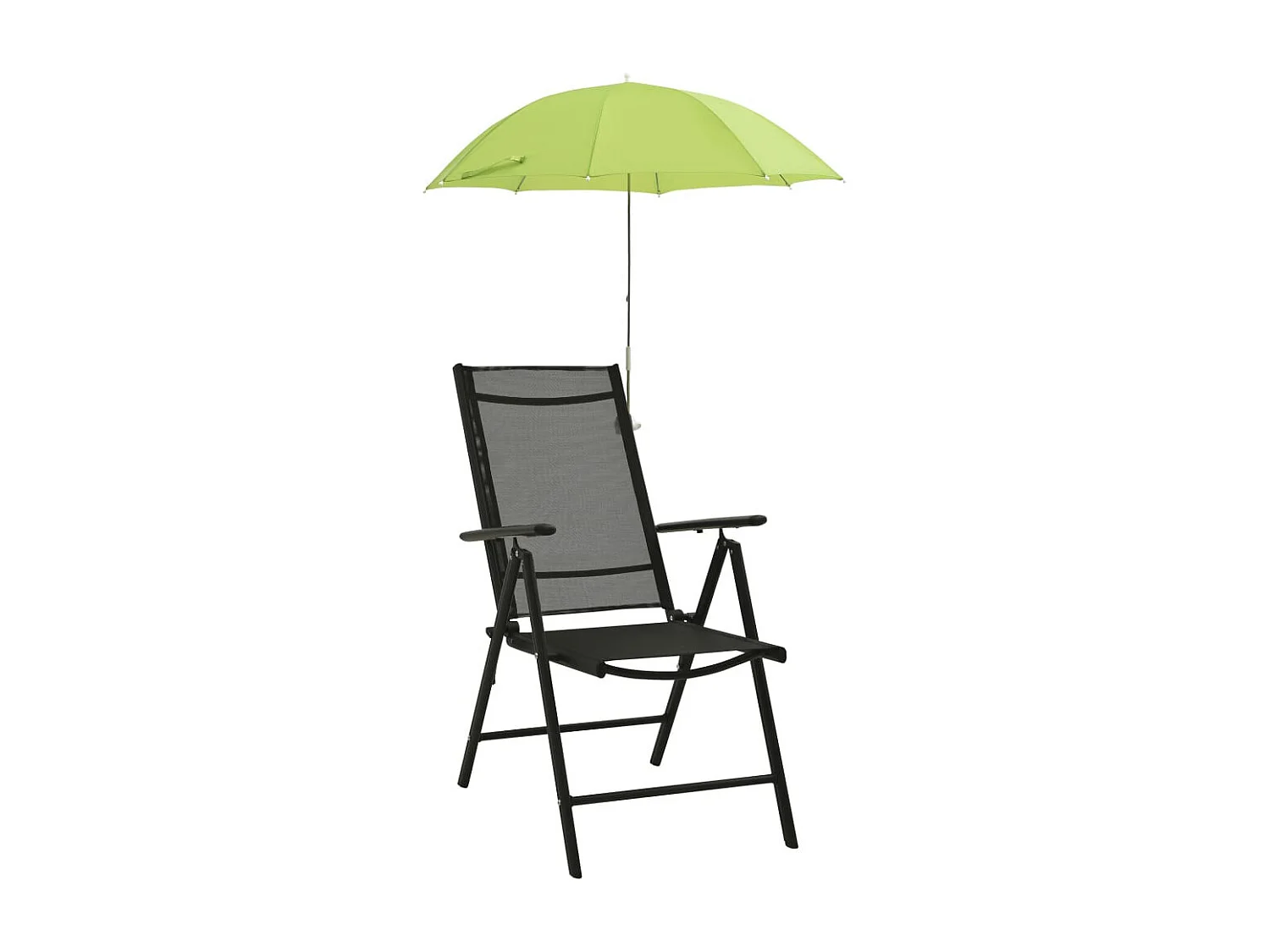 Parasols de chaise de camping 2 pcs Vert 105cm
