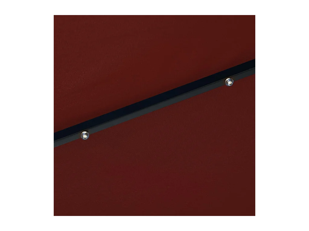 Parasol d'extérieur avec LED et mât en acier 300cm Terre cuite