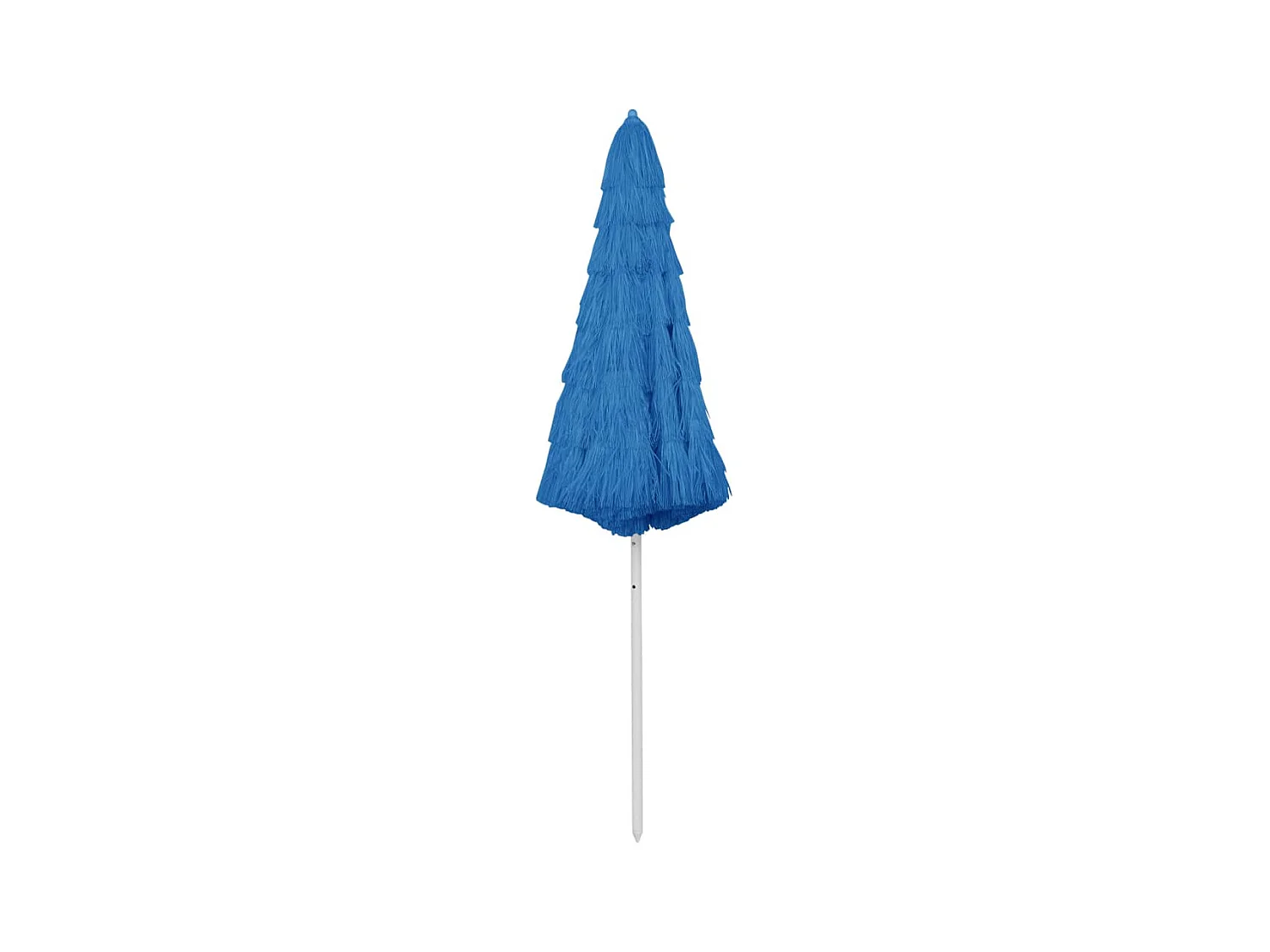 Parasol de plage Bleu 300cm 2