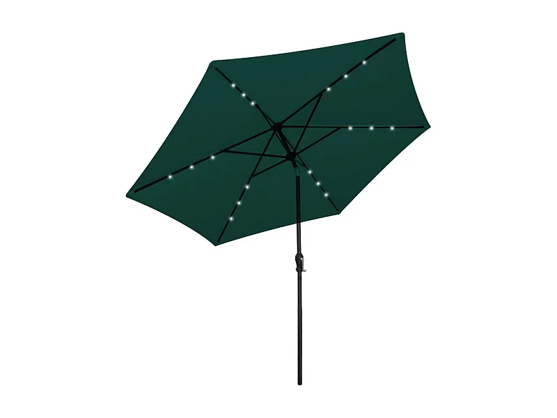 Parasol en porte-à-faux 3 m Vert 2