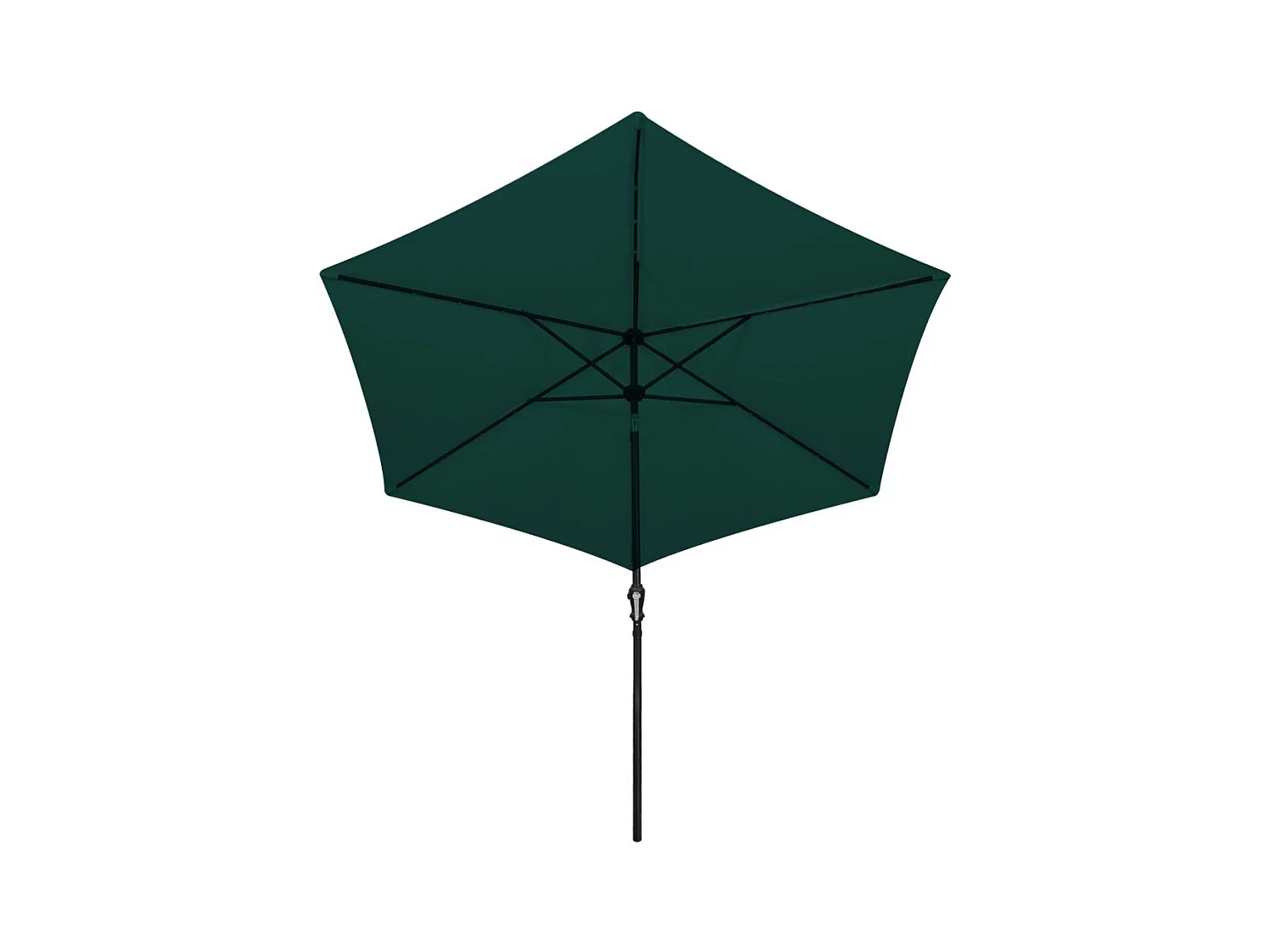 Parasol en porte-à-faux 3 m Vert 2