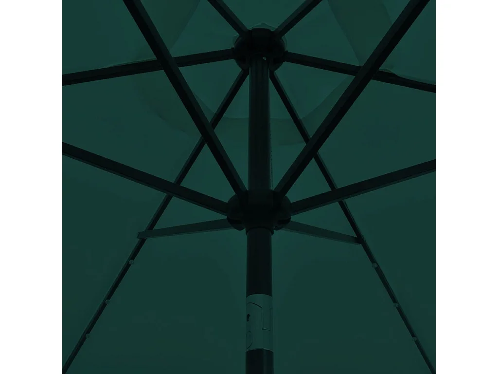 Parasol en porte-à-faux 3 m Vert 2