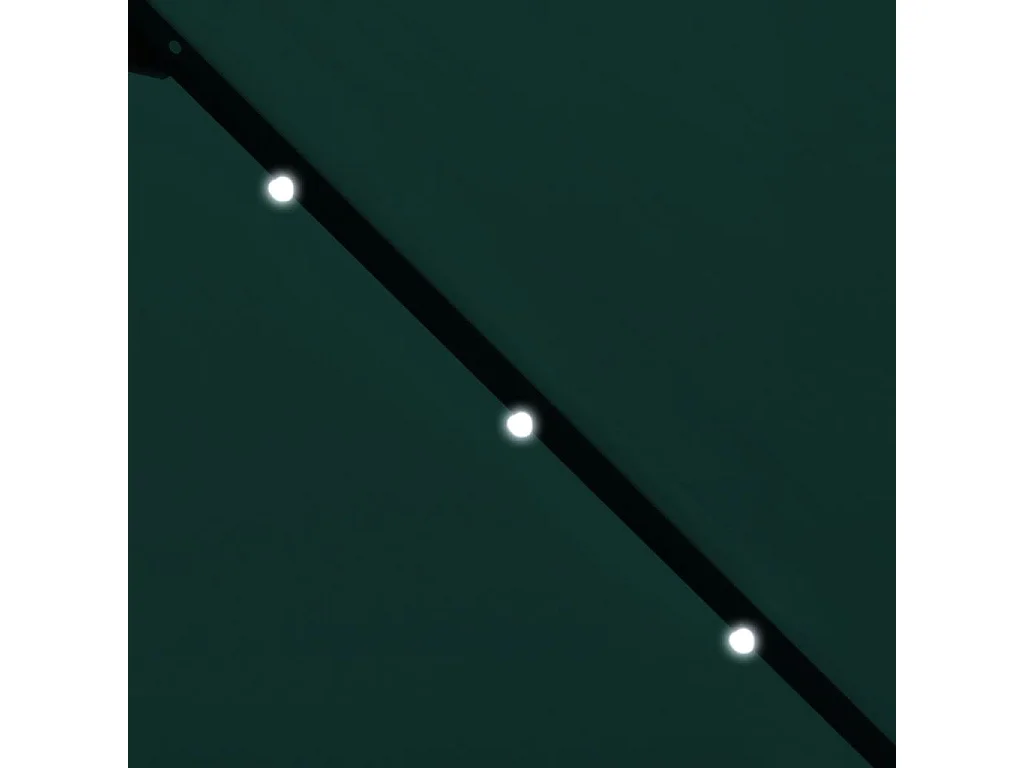 Parasol en porte-à-faux 3 m Vert 2