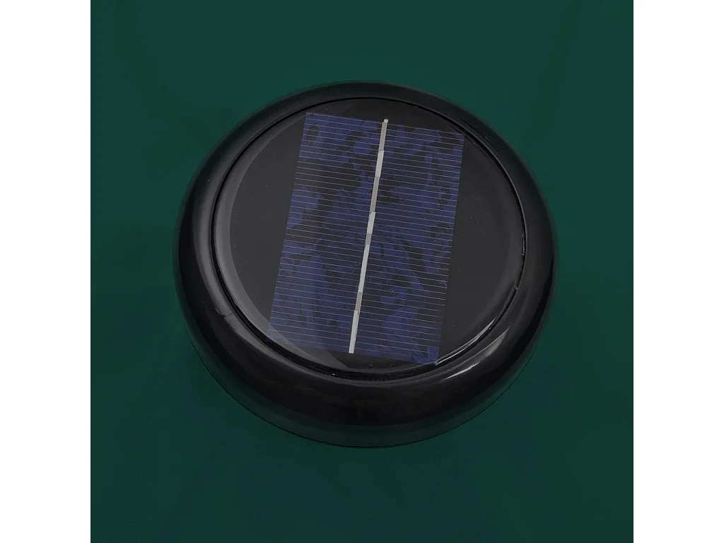 Parasol en porte-à-faux 3 m Vert 2